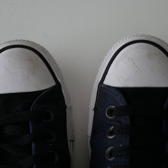 Converse All Stars Navy Blue - Men's Size 8 - Picture 7 of 16